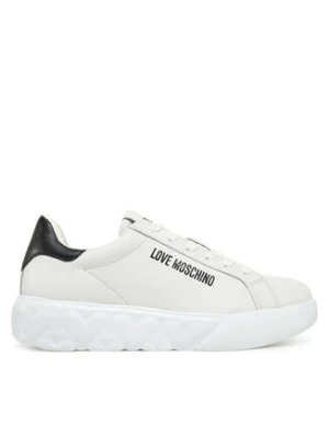 LOVE MOSCHINO Sneakersy JA15034G1MIA110A Biały