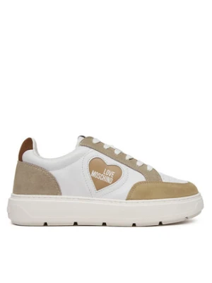 LOVE MOSCHINO Sneakersy JA15154G1MIAA10A Biały