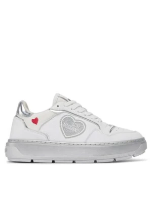 LOVE MOSCHINO Sneakersy JA15204G1IJC290B Biały