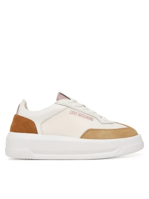 LOVE MOSCHINO Sneakersy JA15215G1PINH10C Biały