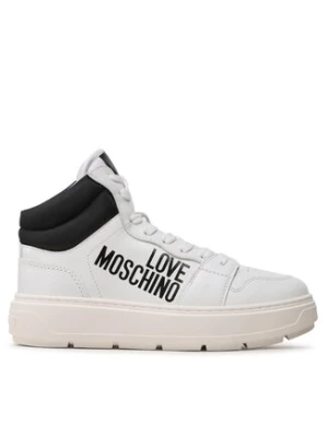 LOVE MOSCHINO Sneakersy JA15284G1GIAC10A Biały