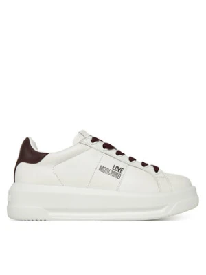 LOVE MOSCHINO Sneakersy JA15315G0NIA110D Biały