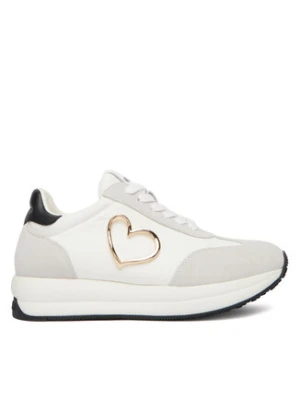 LOVE MOSCHINO Sneakersy JA15344G1OINC10A Biały