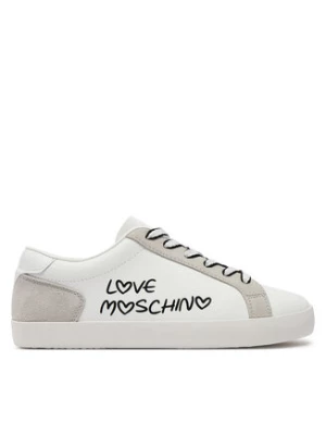 LOVE MOSCHINO Sneakersy JA15512G0IIAC10A Biały