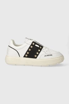 Love Moschino sneakersy kolor biały JA15284G1IJC510A