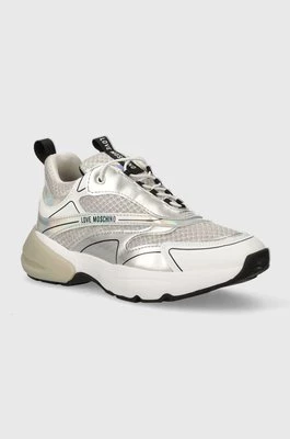 Love Moschino sneakersy kolor srebrny JA15595G0IIQ101A