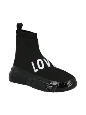 Love Moschino Sneakersy RUNNING 35 | z dodatkiem skóry
