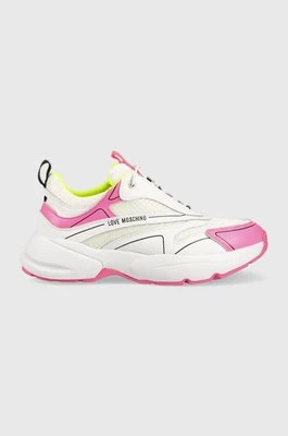 Love Moschino sneakersy Sporty 50 kolor biały JA15025G1GIQ510B