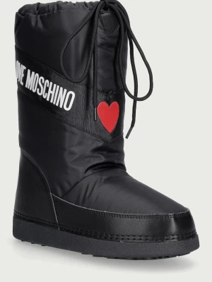 Love Moschino śniegowce damskie czarny