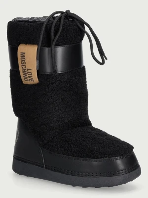 Love Moschino śniegowce damskie czarny