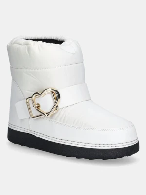 Love Moschino śniegowce kolor biały JA24432G0NISK10A