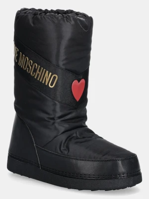 Love Moschino śniegowce kolor czarny JA24032G0NISY000