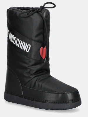 Love Moschino śniegowce kolor czarny JA24032G1NISA000