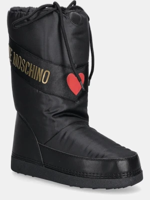 Love Moschino śniegowce kolor czarny JA24032G1NISY000