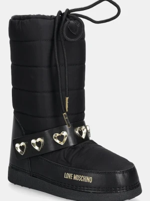 Love Moschino śniegowce kolor czarny JA24192G1NISD00B