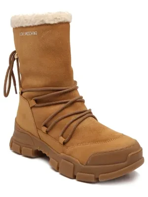 Love Moschino Śniegowce | zamsz | shearling