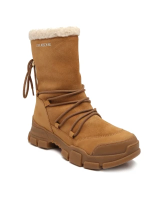 Love Moschino Śniegowce | zamsz | shearling