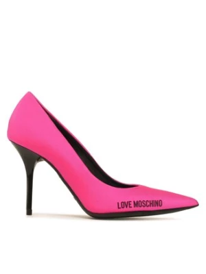 LOVE MOSCHINO Szpilki JA10089G1HIM0604 Różowy