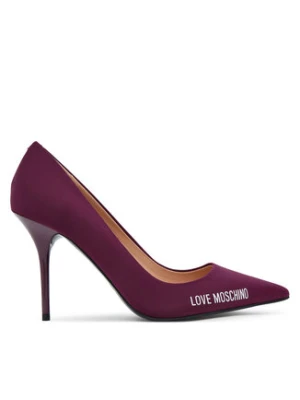 LOVE MOSCHINO Szpilki JA10299G1NIM055641 Bordowy