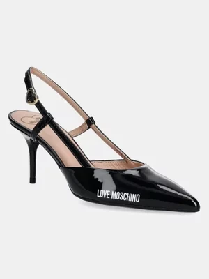 Love Moschino szpilki kolor czarny JA10627G1MIH0000