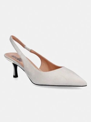 Love Moschino szpilki zamszowe