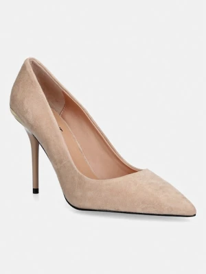 Love Moschino szpilki zamszowe