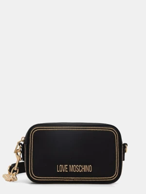 Love Moschino torebka crossbody damska z imitacji skóry czarny