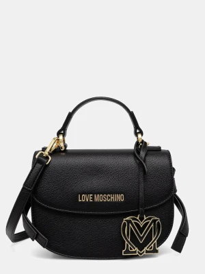 Love Moschino torebka crossbody damska z imitacji skóry czarny