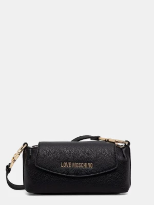 Love Moschino torebka crossbody damska z imitacji skóry czarny