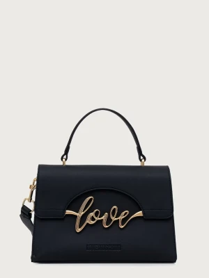 Love Moschino torebka crossbody damska z imitacji skóry czarny