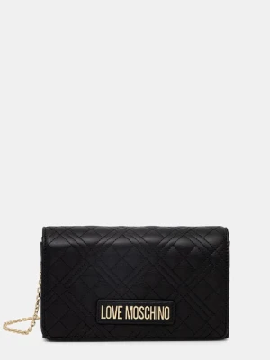 Love Moschino torebka damska z imitacji skóry czarny