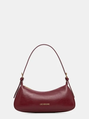 Love Moschino torebka damska z imitacji skóry bordowy