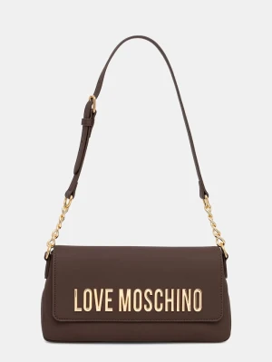 Love Moschino torebka damska z imitacji skóry brązowy