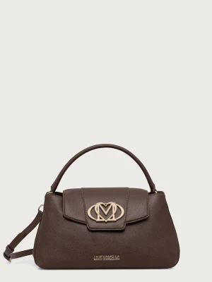 Love Moschino torebka damska z imitacji skóry brązowy