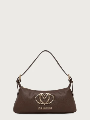 Love Moschino torebka damska z imitacji skóry brązowy