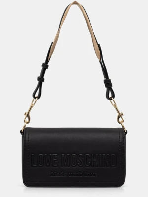 Love Moschino torebka damska z imitacji skóry czarny