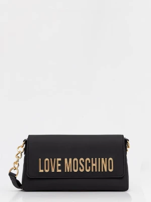 Love Moschino torebka damska z imitacji skóry czarny