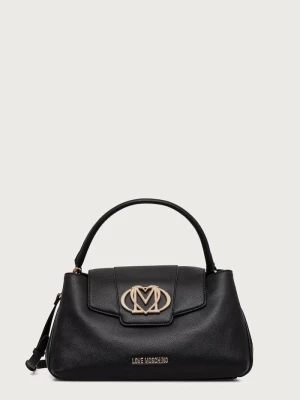 Love Moschino torebka damska z imitacji skóry czarny