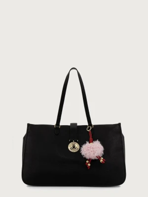 Love Moschino torebka damska z imitacji skóry czarny