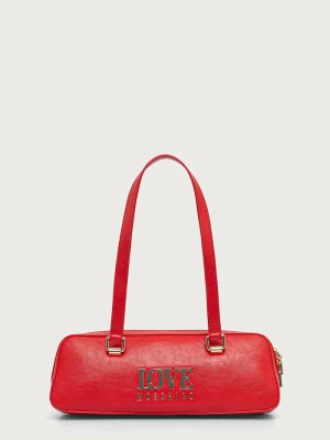 Love Moschino torebka damska z imitacji skóry czerwony