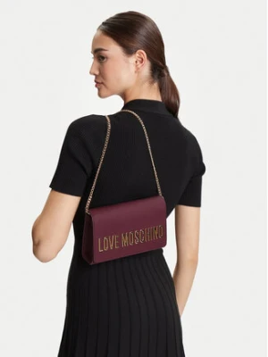 LOVE MOSCHINO Torebka JC4103PP1NKD0552 Bordowy