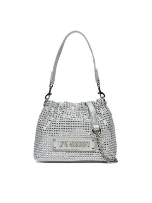 LOVE MOSCHINO Torebka JC4138PP1MLL196B Srebrny