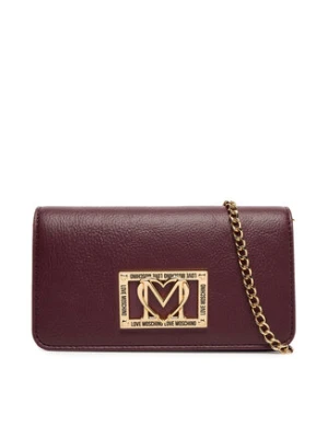 LOVE MOSCHINO Torebka JC5602PP1NLI0552 Bordowy