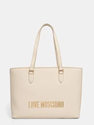 Love Moschino torebka kolor beżowy JC4190PP1