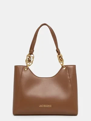 Love Moschino torebka kolor brązowy JC4050PP1