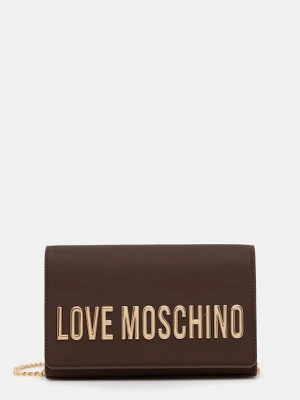 Love Moschino torebka kolor brązowy JC4103PP1NKD0301