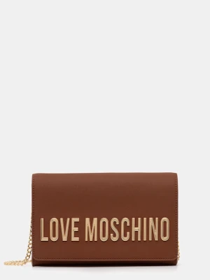 Love Moschino torebka kolor brązowy JC4103PP1NKD0312