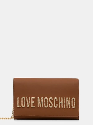 Love Moschino torebka kolor brązowy JC4121PP0NKD020A