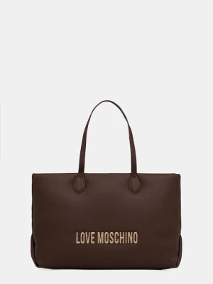 Love Moschino torebka kolor brązowy JC4395PP0NKD031A