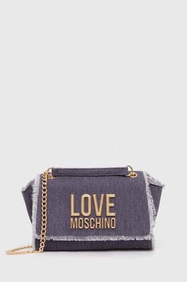 Love Moschino torebka kolor fioletowy